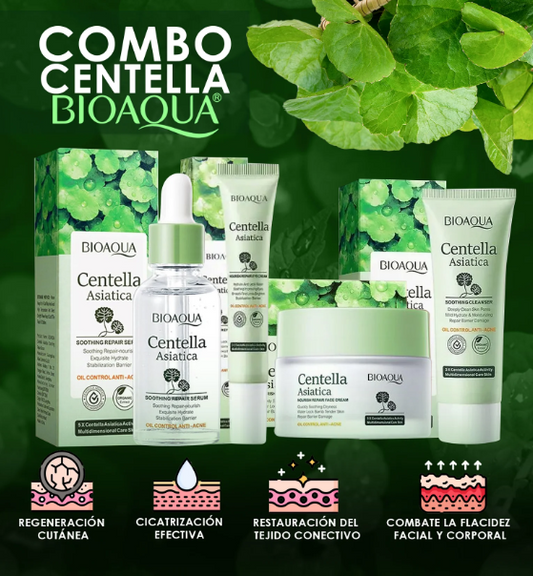 Combo Centella Asiática Bioaqua – Cuidado Completo para tu Piel