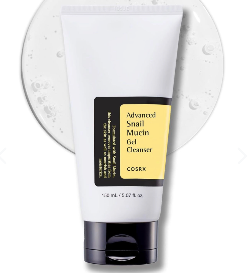 Limpiador facial en gel con mucina de caracol (150ml)